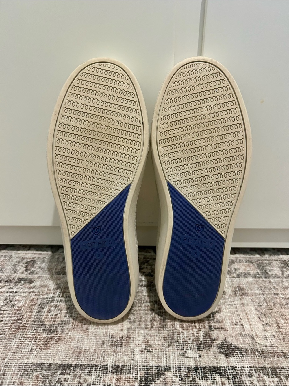 Rothy’s The Original Slip On Sneakers in Sand Color - Size 8 - Picture 9 of 13